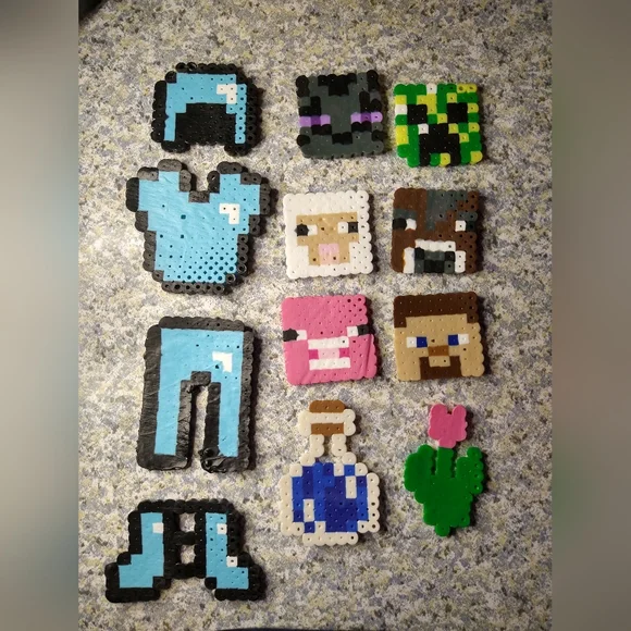 Minecraft Perler Beads Patterns Minecraft Ironable Beads Minecraft